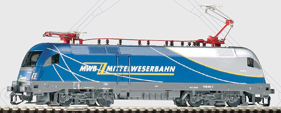 Electric locomotive Taurus BR 182 MWB - Mittelweserbahn<br /><a href='images/pictures/Piko TT/47415.jpg' target='_blank'>Full size image</a>
